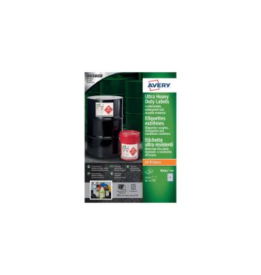 Etiketten B7651-50, ultra-resisten 38x21mm, wei&szlig;