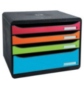 Schubladenbox 315798D Big Box+, 4 Schubladen, bunt