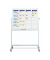 Stativdrehtafel-Whiteboard Scrumboard, 1240499, 120x90cm (BxH), Aluminiumrahmen