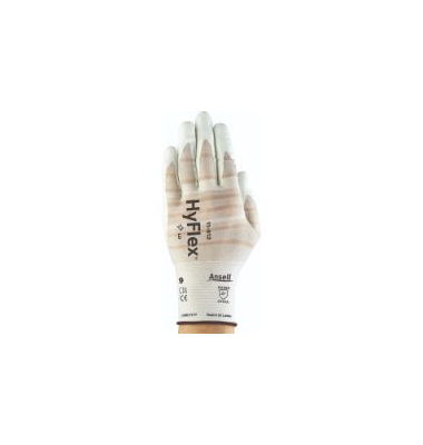 Arbeitshandschuhe HyFlex, Nitril-Mikroschaum, weiß, Größe 10 / XL
