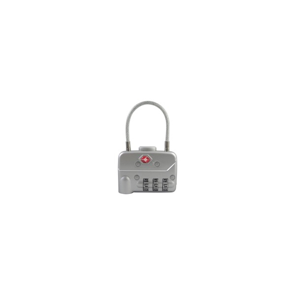 8717448046744 - Pavo - premium tsa-schloss mit aluminium-kabelschloss mit 3-STELLIGEM code 49MM 8046744 8717448046744 - Pavo - premium tsa-schloss mit aluminium-kabelschloss mit 3-STELLIGEM code 49MM 8046744