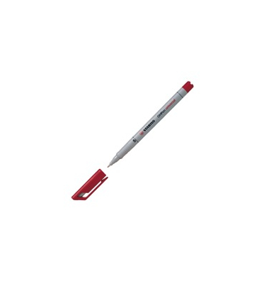 OHP-Stift 851 SF, wasserlöslich, Strichstärke: 0,4mm, rot