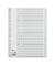 Kartonregister 400012088, A bis Z, A4, 100 g/m²