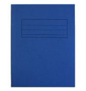 Jurismappe 303-BL, A4 blau Karton 300g, mit 3 Einschlagklappen