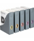 Stehsammler 770657 Varicolor 73x241x306mm A4 Polystyrol anthrazit/farbig sortiert