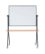 Stativdrehtafel-Whiteboard Curvo, QR7004AN, 120x90cm (BxH), emailliert, Aluminiumrahmen