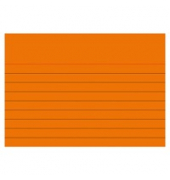 Karteikarten 102270140 A7 liniert 180g orange