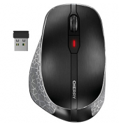 Maus MW 8C ERGO, Laser, mit Scrollrad, USB C, aluminiumschwarz