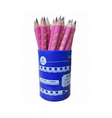 Bleistift Groove Jumbo in der Dose, L1873361, H&auml;rte B, pink