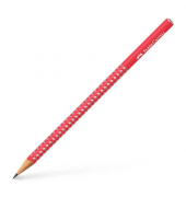 Bleistift SPARKLE PEARL, 118240, H&auml;rte B, cane red