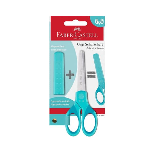 4005401815549 - FABER-CASTELL Scheren Fab Schulschere Grip türkis BK 135 cm türkis 4005401815549 - FABER-CASTELL Scheren Fab Schulschere Grip türkis BK 135 cm türkis