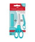 Kinderschere Grip Schulschere, Edelstahl, rostfrei, 18cm, türkis
