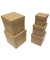 Geschenkkarton Packpapier natur