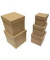Geschenkkarton Packpapier natur