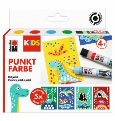 Kreativmarkerset 3D Dot Pen Kids Dino
