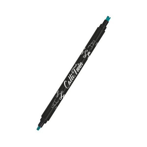 6 Stück Online Faserschreiber Calli.Twin turquoise 4014421186041 Online