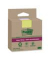 Haftnotizen 654 RSS3COL, 76x76mm, farbig sortiert (limonengr&uuml;n/rosa/denimblau), quadratisch
