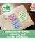 Haftnotizen 654 RSS3COL3+1F, Recycling Notes Super Sticky, 76x76mm, farbig sortiert (blau/gelb/rosa/gr&uuml;n), quadratisch