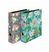 Motivordner maX.file Jungle und Schmetterlinge /Blumen 50044078, A4 80mm breit