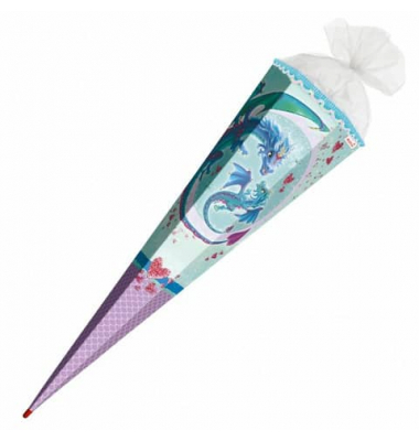 Schult&uuml;te 678867, Drachenliebe, 85cm, 6-eckig