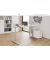 Sitz-Steh-Schreibtisch, elektrisch höhenverstellbar, 63-127cm (H), 160x80cm (BxT), rechteckig, weiß / silber