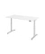 Sitz-Steh-Schreibtisch, elektrisch höhenverstellbar, 63-127cm (H), 160x80cm (BxT), rechteckig, weiß / graphit