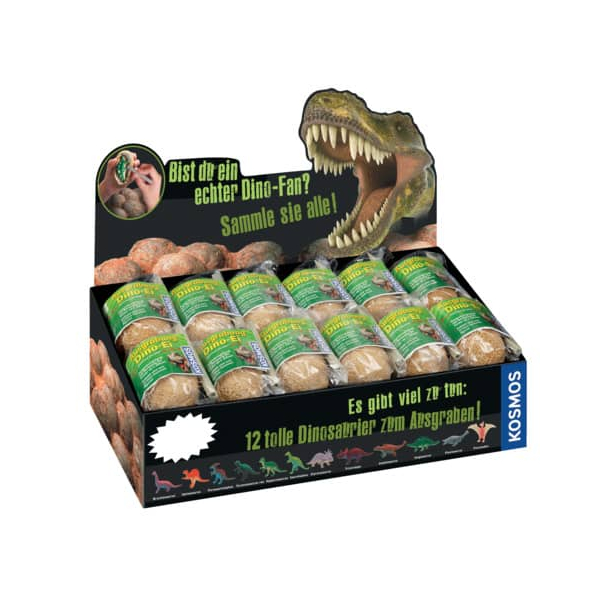 24 Stück Kosmos Dino-Eier Ausgrabung 12fach sort. 4002051601508 KOSMOS