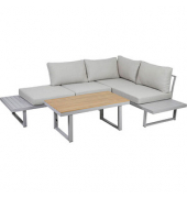 Loungegruppe Aruba grau