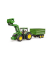 Traktoren-Serie: 7R Traktor John Deere 7R 350 mit Frontlader und Tandemachstransportanhänger 3155 Spielzeugauto
