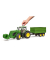 Traktoren-Serie: 7R Traktor John Deere 7R 350 mit Frontlader und Tandemachstransportanhänger 3155 Spielzeugauto