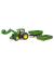Traktoren-Serie: 7R Traktor John Deere 7R 350 mit Frontlader und Tandemachstransportanhänger 3155 Spielzeugauto