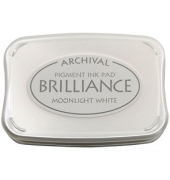 Stempelkissen Brilliance weiß 9,0 x 6,0 cm