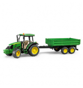 John Deere 5115 M mit Bordwandanhänger 2108 Spielzeugauto