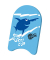 Schwimmbrett blau