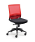 Bürostuhl myOPTIMAX, 2475 03 rot, schwarz, schwarz Stoff