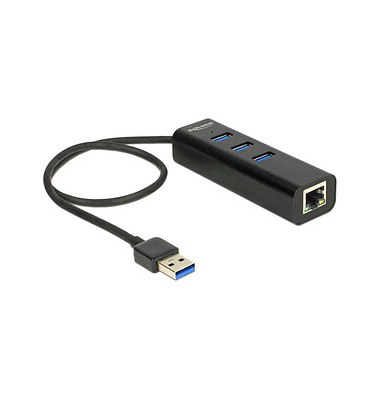 USB-Hub 3-fach schwarz USB-Hub 3-fach schwarz
