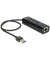 USB-Hub 3-fach schwarz