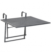 Beistelltisch Toulouse 128795, 47-79cm (H), 70x88cm (BxT), quadratisch, grau / grau