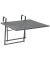Beistelltisch Toulouse 128795, 47-79cm (H), 70x88cm (BxT), quadratisch, grau / grau