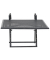 Beistelltisch Toulouse 128795, 47-79cm (H), 70x88cm (BxT), quadratisch, grau / grau
