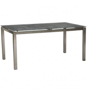 Gartentisch Boston dunkelgrau rechteckig 160,0 x 90,0 x 74,0 cm