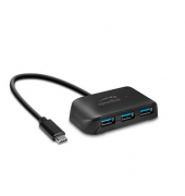 USB-Hub SNAPPY EVO 4-fach schwarz