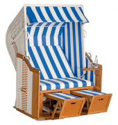 Strandkorb Sunny Smart Rustikal 250 Basic weiß