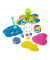 Modelliermasse Kinetic Sand Squish N Create mehrfarbig