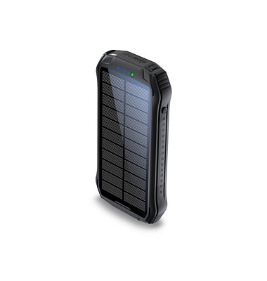Neutron Solar Solar-Powerbank 10.000 mAh schwarz