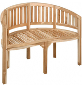 Gartenbank Ambon 940257 braun Holz 120,0 cm