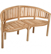 Gartenbank Ambon 940258 braun Holz 151,0 cm