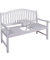Gartenbank Singapur 985074 weiß Holz 150,0 cm