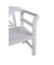 Gartenbank Vancouver 985075 weiß Holz 128,0 cm