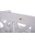 Gartenbank Vancouver 985075 weiß Holz 128,0 cm